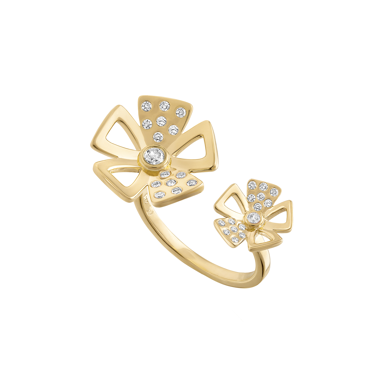 Marcella Two Flower Ring
